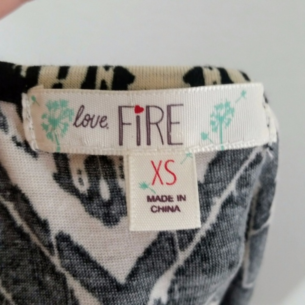 Love Fire Loop Waist Fit & Flare Dress 192 - Picture 7 of 7
